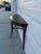 Wood Bombay Company Neoclassical Mahogany Demilune Console Table For Sale - Image 7 of 12