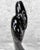 Late 20th Century Vintage Postmodern Abstract Black Ceramic Lovers Sculpture For Sale - Image 5 of 8