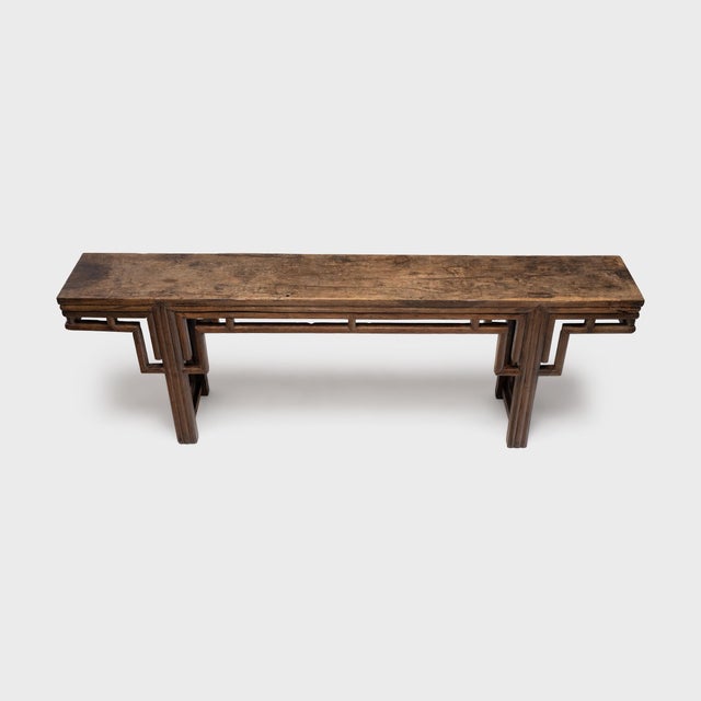 Chinese Monumental Peach Patch Console Table, C. 1750 For Sale - Image 4 of 7