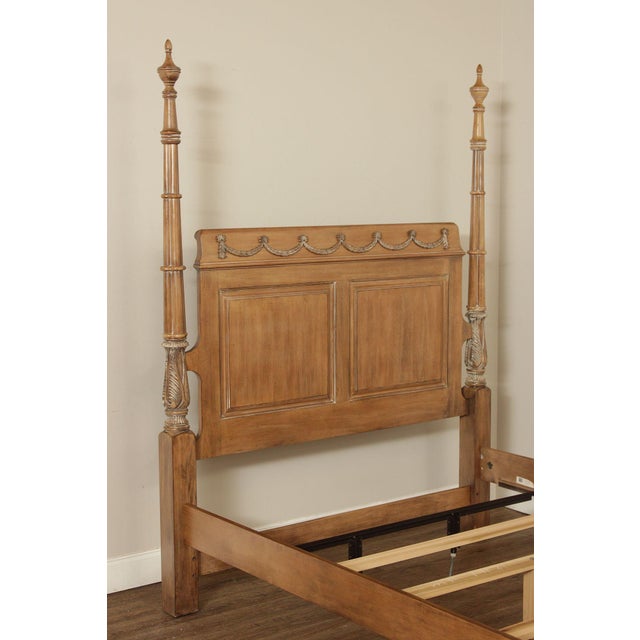 Late 20th Century Lexington Furniture Queen Poster Bed For Sale - Image 5 of 18