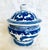 Blue & White Ceramic Covered Jar For Sale - Image 4 of 5