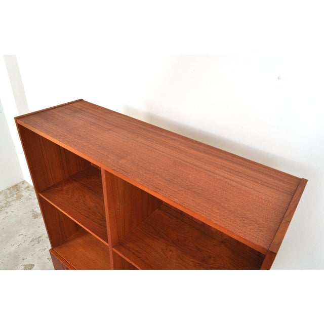 Wood Vintage Danish Medium Highboard in Teak, 1960s For Sale - Image 7 of 11