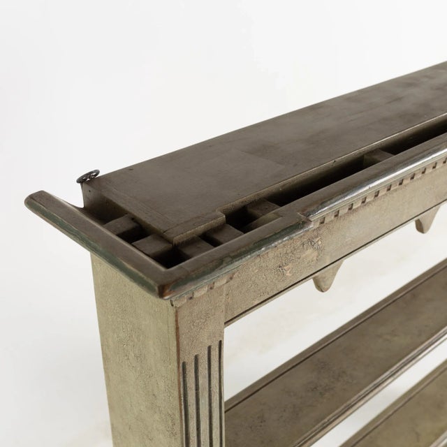 Vintage Wall Mounted Display Hutch With Drawer For Sale In Chicago - Image 6 of 13