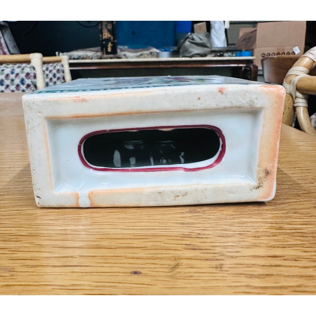 Vintage Chinese Incense Burner Porcelain Holder For Sale - Image 12 of 12