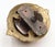 Victorian Antique Brass Victorian Crank Mechanical Twist Door Bell For Sale - Image 3 of 4