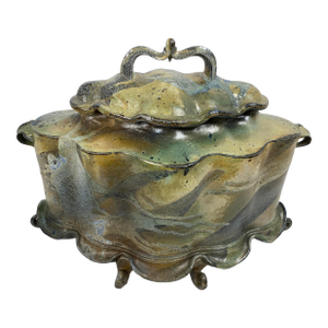 Large Ceramic Centerpiece Signed and Attributed to Pam Bailey