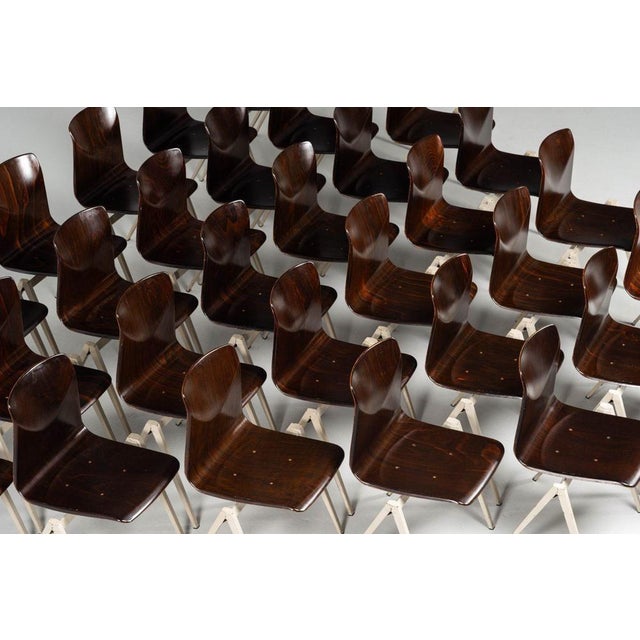 Pagholz Stacking Chair attributed to Elmar Flötotto for Flötotto, Germany, 1970s For Sale - Image 3 of 18