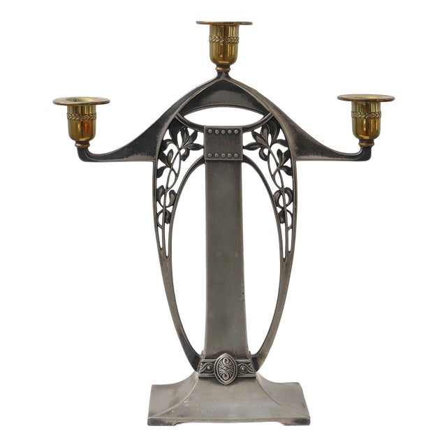 Antique Art Nouveau Candleholder from WMF, 1890s For Sale