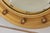 1990s Federal Style Convex Glass Gold Finish Round Mirror For Sale - Image 5 of 15