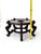 Planter Fishbowl Goldfish Gold Fish Bowl & Stand For Sale - Image 17 of 18