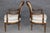 Pair of French Style Louis XVI Style Walnut Mid 20th Century Armchairs For Sale In Philadelphia - Image 6 of 12