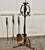 French Gothic Wrought Iron Manor House Fire Tool Companion Set, 1830 For Sale - Image 4 of 6