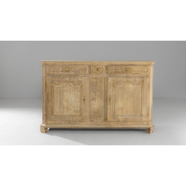 19th Century 19th Century French Louis XV Oak Buffet For Sale - Image 5 of 18