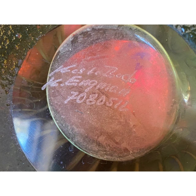 Kjell Engman Kosta Boda Large Art Glass Pitcher For Sale - Image 9 of 10