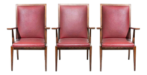 Vintage Chairs by Silvio Cavatorta, Italy, 1950s, Set of 3