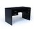 Vintage Art Deco Black Ebonised Desk, 1930s For Sale - Image 3 of 13