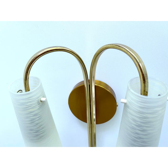 Vintage Glass Sconce from Hillebrand Leuchten, 1950s For Sale - Image 18 of 18