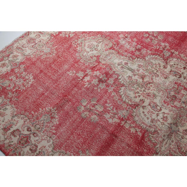Vintage Turkish Rug – Hand-Knotted Anatolian Masterpiece -6' 9'' X 10' 6'' For Sale - Image 11 of 12