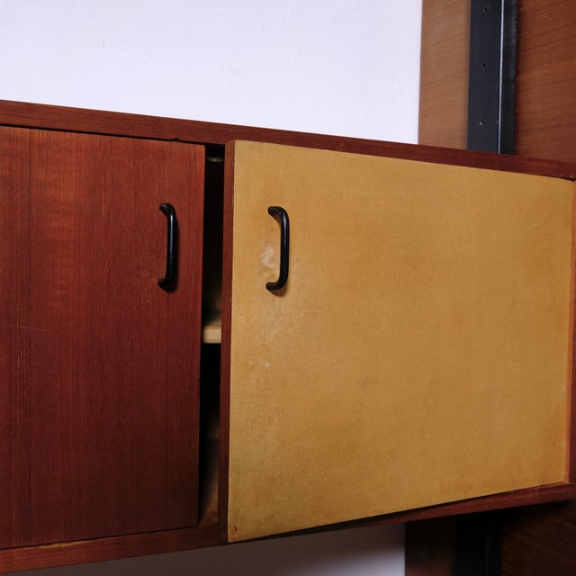 Italian Modular Bookcase with Floor-to-Ceiling Uprights For Sale - Image 17 of 18