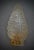 Murano Art Glass Gold Graniglia and Brass Wall Light and Sconces, 2000 For Sale - Image 4 of 10