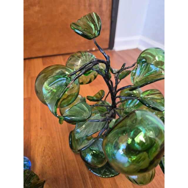 Pair of Blown Glass Murano Fruit Trees For Sale In Greensboro - Image 6 of 12