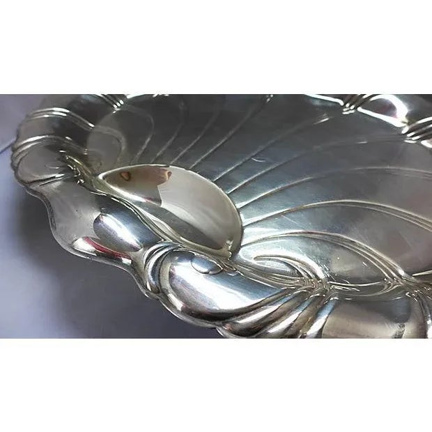 Silver Plate Shellfish Platter For Sale In New York - Image 6 of 6