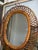 Vintage Wicker Mirror, 1950 For Sale - Image 9 of 12