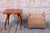 Czech Art Deco Stool in Wood and Hemp, 1940s For Sale - Image 3 of 14