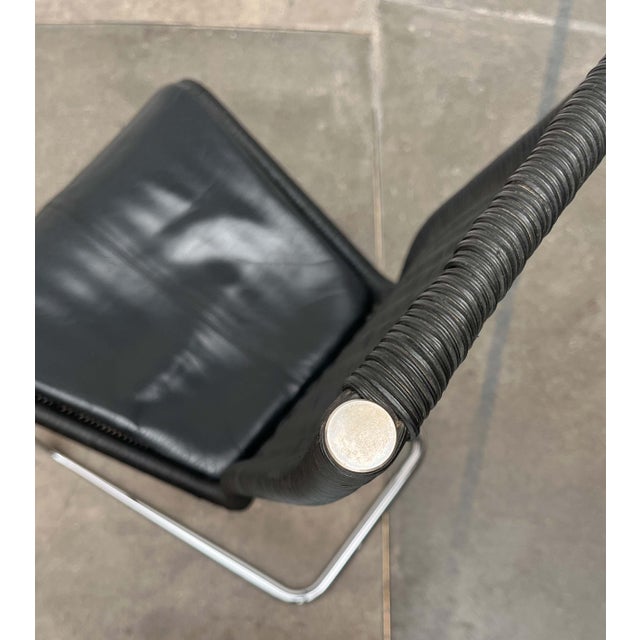 German B25 Black Cantilever Chair with Leather Cushion from Tecta by Tecta and Jean Prouve For Sale - Image 15 of 18