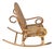 Vintage Thonet-Style Bentwood & Cane Children's Rocking Chair For Sale