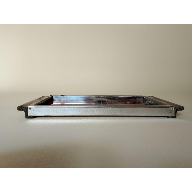 Bauhaus Bauhaus Geometric Pattern Cocktail Serving Tray, 1940s For Sale - Image 3 of 7