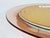 Round Salmon Glass Wall Mirror from Cristal Art, 1960s For Sale - Image 10 of 12