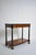 Consulate period lion paws console, XIXth c. Console table, side table, in light wood veneer and blackened wood opening to...