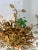 Maison Baguès Flush Mount Maison Baguès Crystal Green Flowers Leaves Chandelier 9 Lights For Sale - Image 4 of 11
