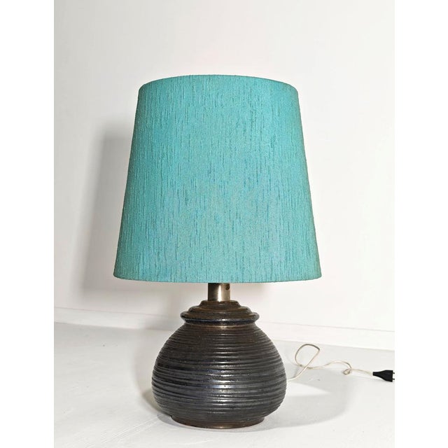 Glazed Ceramic Table Lamp by Ruggero Giangiacomi for La Bottega Ii Punto, 1970s For Sale - Image 12 of 12