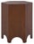 Wood Barahan End Table in Walnut For Sale - Image 7 of 7