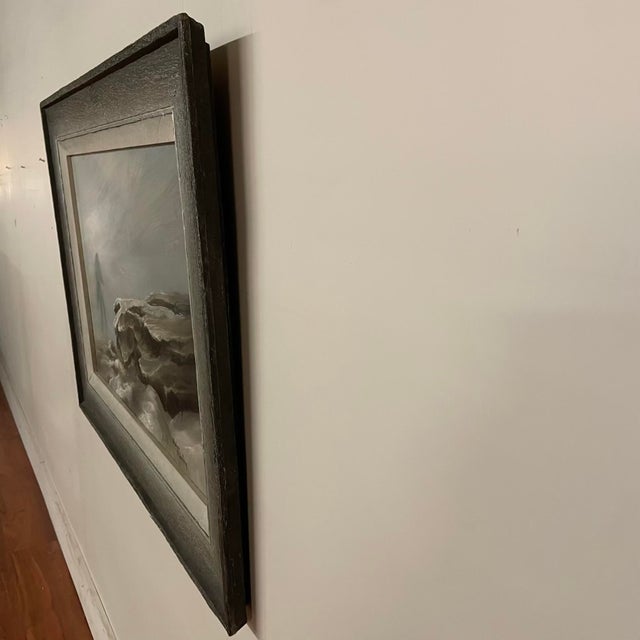 A signed and dated oil painting on Masonite by Washington artist Hulan Fleming (1933–2006), titled “Dawn” and completed in...