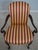 Age: Approx: 20 Years Old Details: Clean Striped Upholstery Quality Construction Shell Carved Knees Gooseneck Rolled Arms...