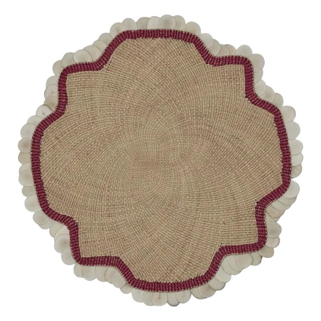 Johanna Ortiz Uncu Red Pichima Placemat, Set of 2 For Sale