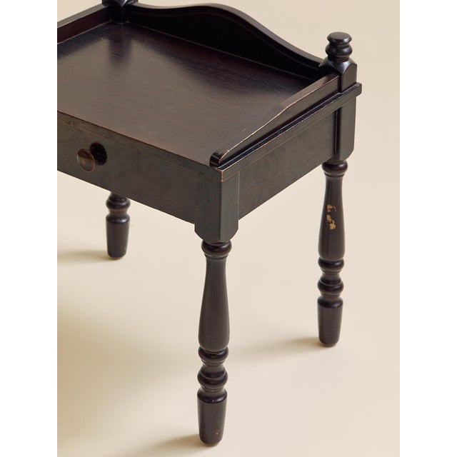 The Vintage Pair of Swedish Painted Pine Nighstands, 1950s For Sale - Image 14 of 15