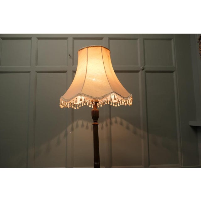 1920s Tall Scumble Painted Floor Lamp, 1920 For Sale - Image 5 of 7