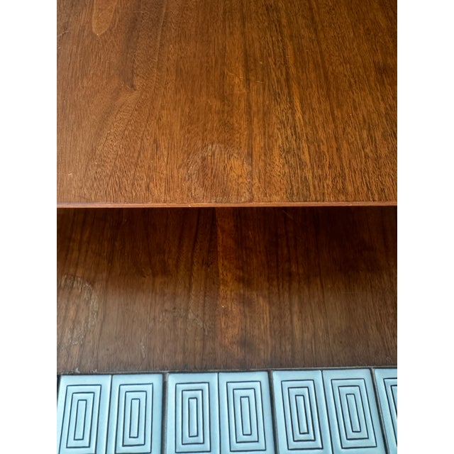 Brass 1960s Lane Furniture Cosmopolitan Walnut End Table Set For Sale - Image 8 of 15