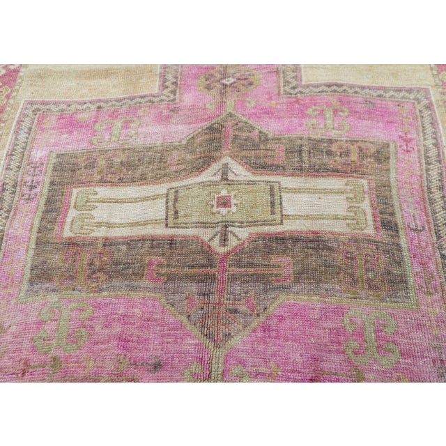Turkish Turkish Vintage Rug 5'3" x 11'11" #21119 For Sale - Image 3 of 8