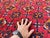 Red Red Afghan Andkhoy Hand-Knotted Wool Rug - 6'7" X 9'1" For Sale - Image 8 of 12