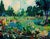 Impressionist LeRoy Neiman "Regents Park" Hand Signed Serigraph Art For Sale - Image 3 of 7