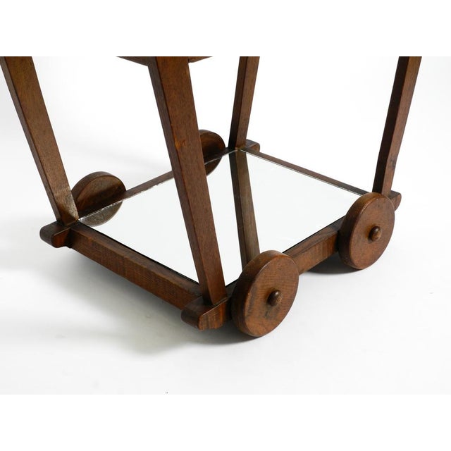 Tea Trolley in Oak, 1930s For Sale - Image 11 of 18