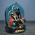 Vintage Painted Glass Maitreya Buddha With Halos, Double-Sided For Sale - Image 9 of 9