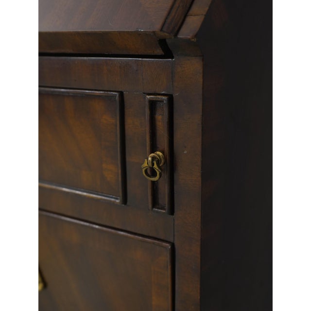 Maitland-Smith Mahogany Chippendale Style Secretary Desk For Sale - Image 10 of 18