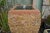 Peach Pebble Stacked Square Urn Fountain For Sale - Image 4 of 5