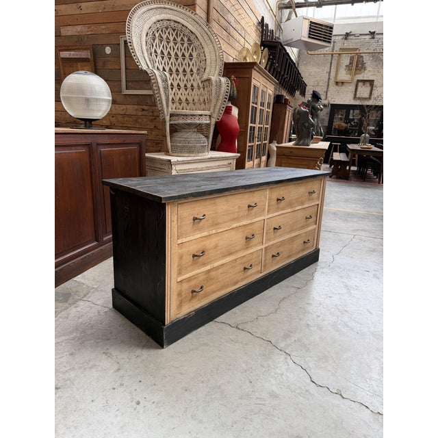 Workshop Cabinet in Oak and Pine, 1950s For Sale - Image 11 of 11